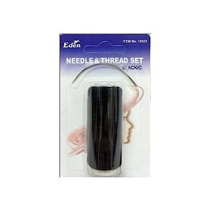 EDEN NEEDLE &THREAD SET BLACK #10023