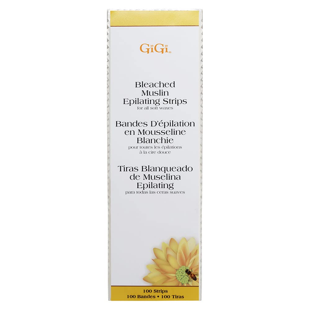 GIGI MUSLIN EPILATING BLEACHED STRIPS 100pcs