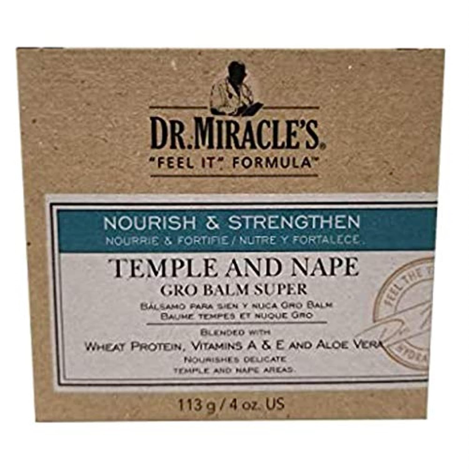 DR. MIRACLES TEMPLE & NAPE GRO BALM REGULAR 4oz