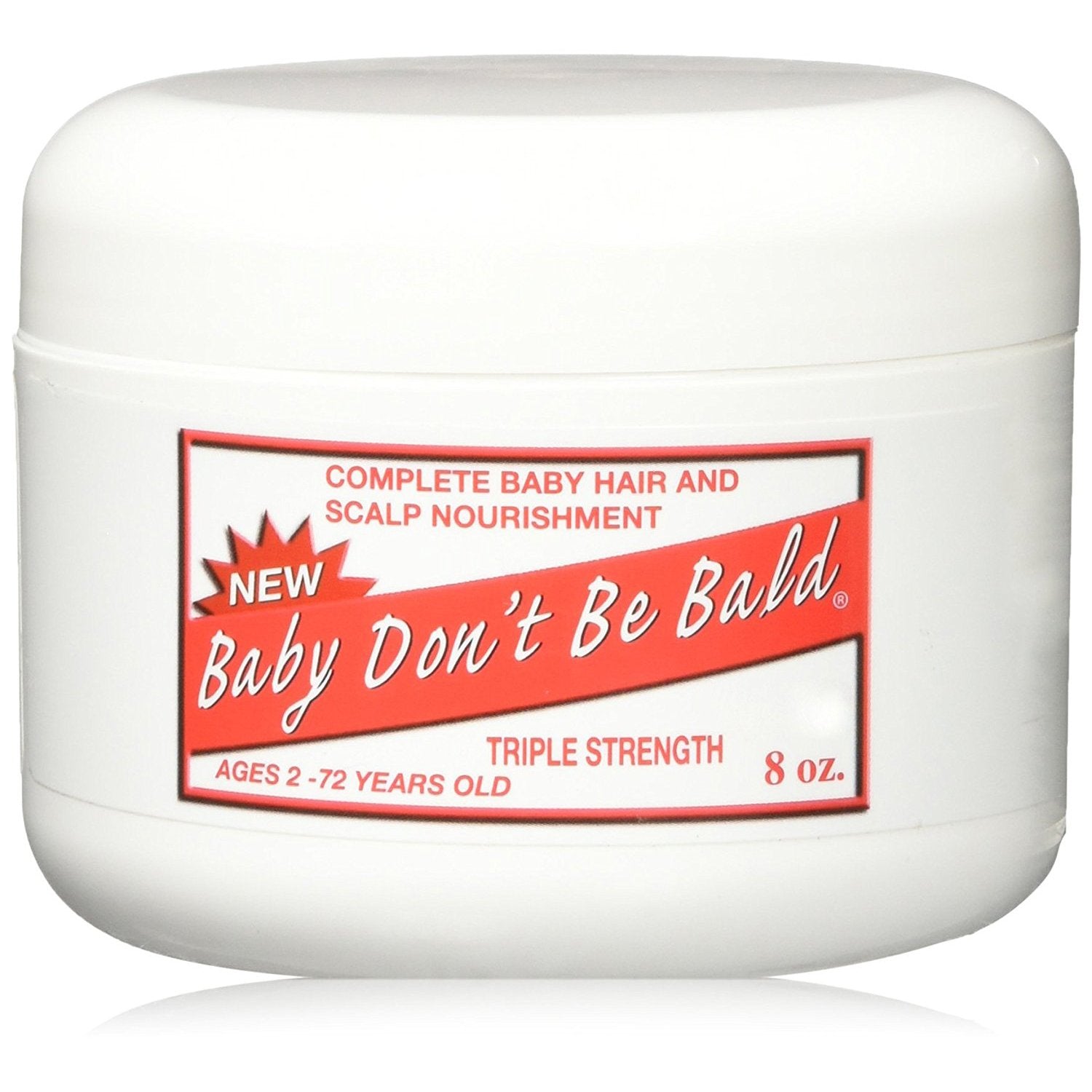Baby Dont Be BALD TRIPLE STRENGTH 8oz