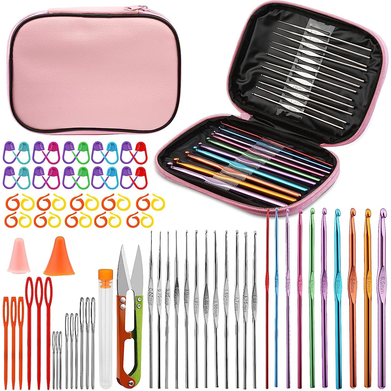Crochet Needle Pink/Green