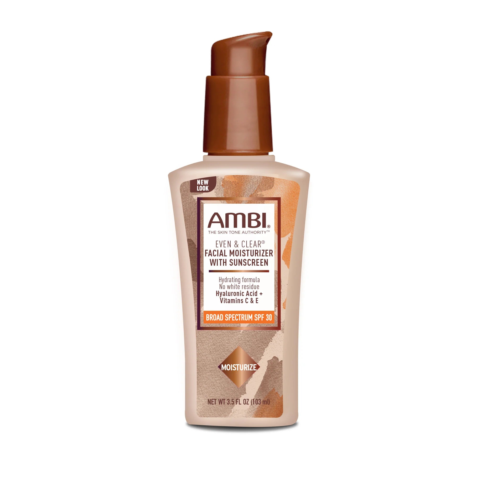 AMBI EVEN & CLEAR FACIAL MOISTURIZER WITH SUNSCREEN 3.5oz
