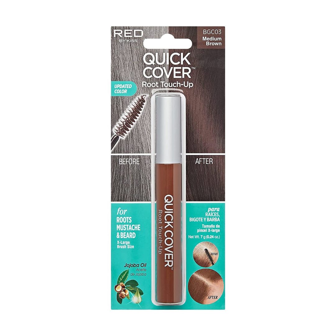 RED KISS QUICK COVER ROOT TOUCHUP MED BROWN
