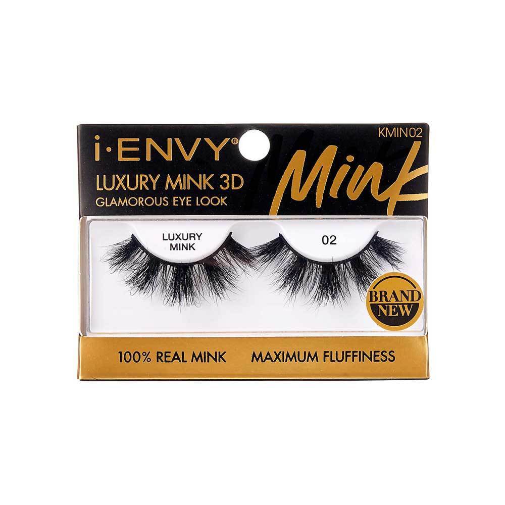 KISS I-ENVY LUXURY MINK 3D LASHES #02