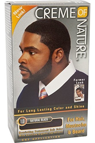 CREME OF NATURE MEN DYE NAT BLACK