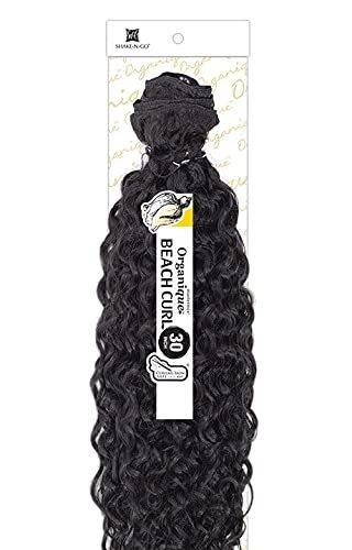 SHAKE-N-GO ORGANIQUE BUNDLE BEACH CURL 30" #1B