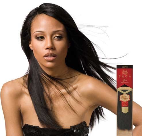 MILKY WAY REMY YAKI 100% HUMAN HAIR 14" #1B/350