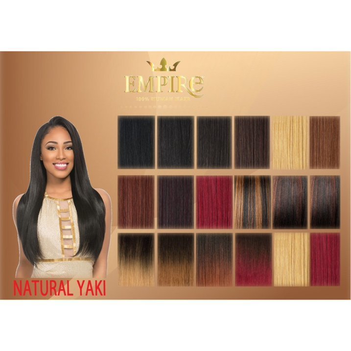EMPIRE 100% HUMAN YAKI HAIR 14" #530