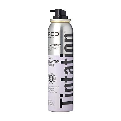 RED BY KISS TINTATION COLOR SPRAY PHANTOM WHITE 2.82oz