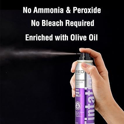 RED BY KISS TINTATION COLOR SPRAY VIVID VIOLET 2.82oz