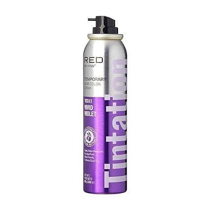RED BY KISS TINTATION COLOR SPRAY VIVID VIOLET 2.82oz