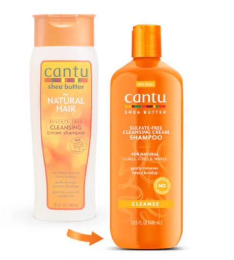 CANTU SHEA BUTTER NATURAL CLEANSING SHAMPOO 13.5oz