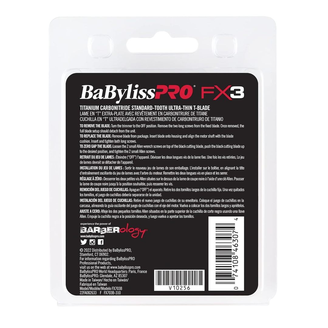 BABYLISS PRO BLADE TRIMMER TITANIUM CARBON-NITRIDE FX703B