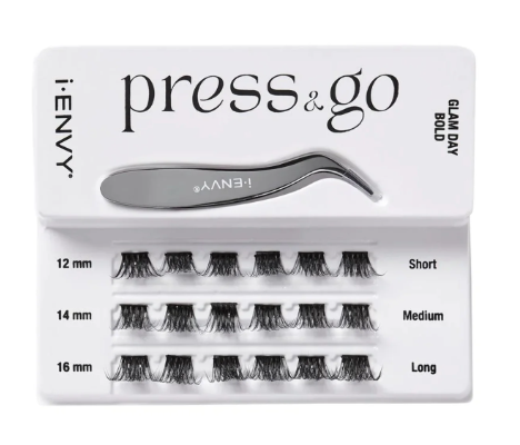 PRESS & GO PRESS ON LASH KIT CLUSTERS GLAM DAY BOLD