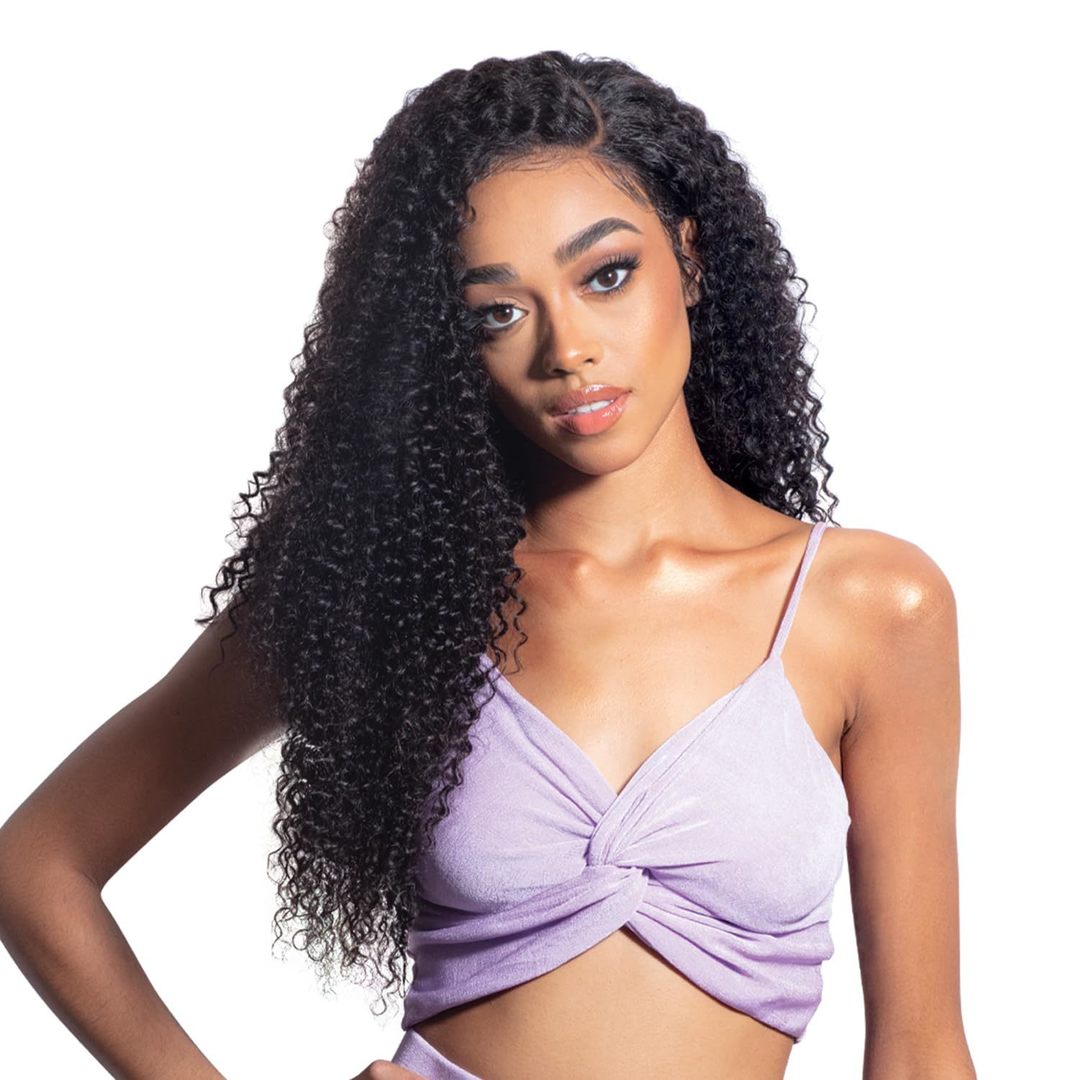 GLOSSY HD 4"X4" LACE CLOSURE 12" DEEP WAVE BLACK