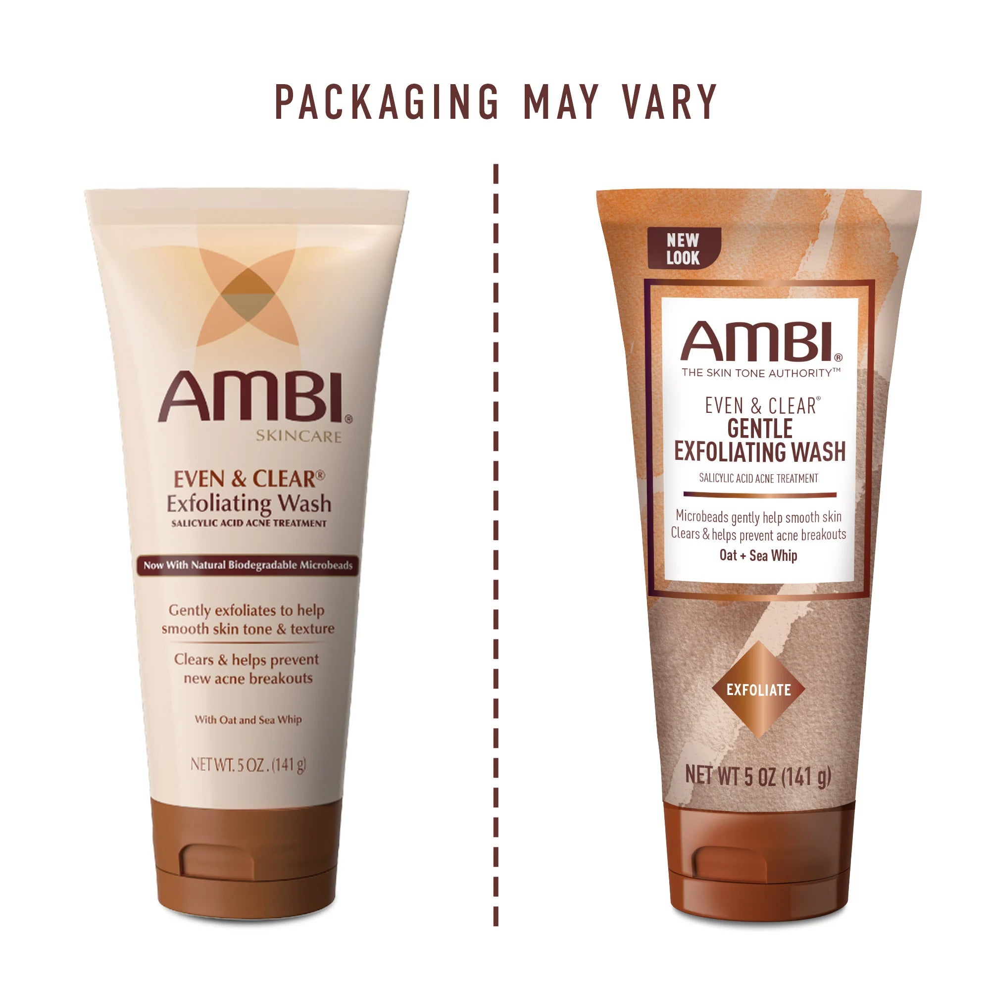 AMBI EVEN & CLEAR GENTLE EXFOLIATING WASH 5oz