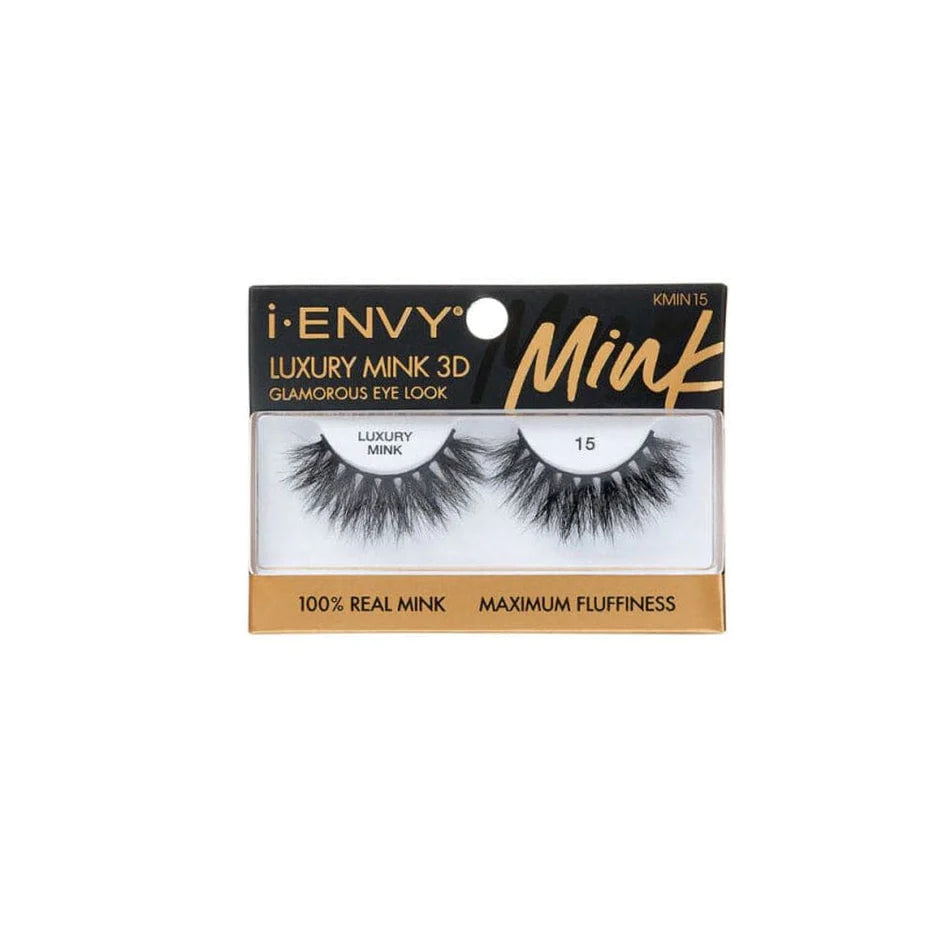 KISS I-ENVY LUXURY MINK 3D LASHES #15