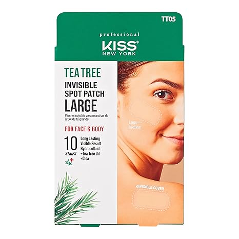 KISS INVISIBLE SPOT PATCH LG #TEA TREE