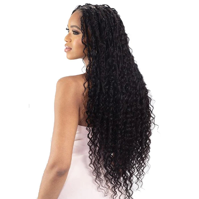 FREETRESS BULK 100% HUMAN WET&WAVY DEEP BULK 18" #1B