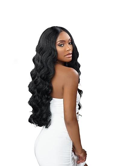 BUTTA HD LACE WIG HH BLEND CURLY BODY 26" BALAYAGE MOCHA