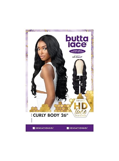 BUTTA HD LACE WIG HH BLEND CURLY BODY 26" BALAYAGE MOCHA