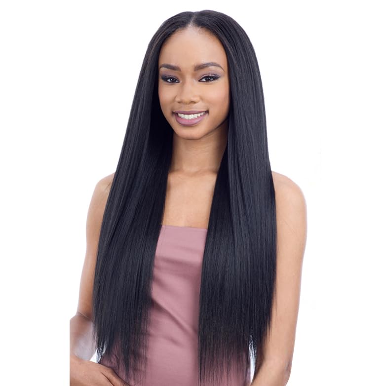 SHAKE-N-GO ORGANIQUE BUNDLE STRAIGHT WEAVE 24" #1B
