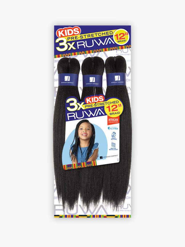 SENSATIONNEL PRE-STRETCHED 3X RUWA 12" KIDS #4