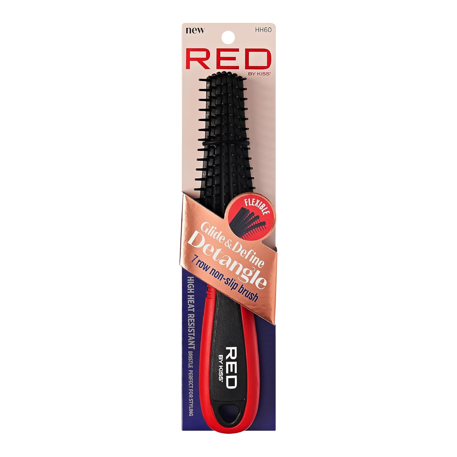 RED BY KISS LARGE HAIR BRUSH #BLACK