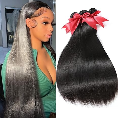 THE BRAZILIAN 100% UNPROCESSED VIRGIN REMY HUMAN HAIR 10A DEEP 10" #NATURAL