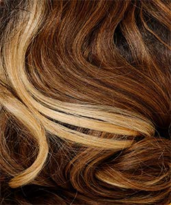 BUTTA HD LACE WIG HH BLEND BOHEMIAN 28" #BALAYAGE CARAMEL
