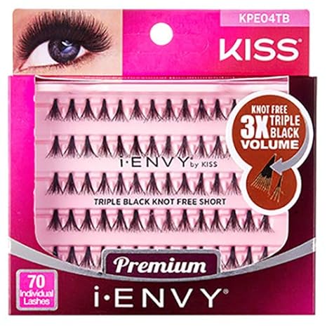 I-ENVY 3x VOLUME TRIPLE BLACK KNOT FREE CLUSTER SHORT #KPE04TB
