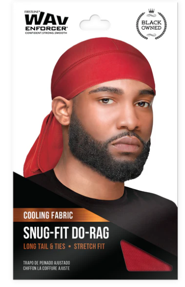 FIRSTLINE WAV ENFORCER SPIN SNUG FIT DO-RAG RED