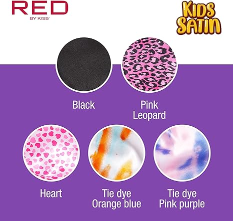 RED BY KISS KIDS SATIN BRAID BONNET ASST