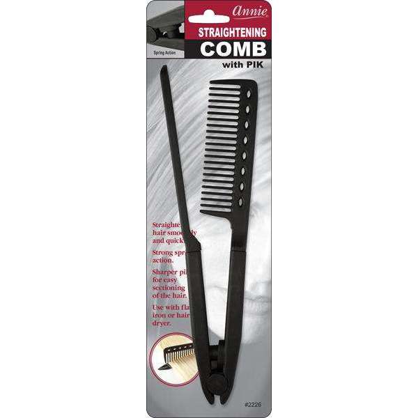 ANNIE STRAIGHTENING COMB WITH PIK