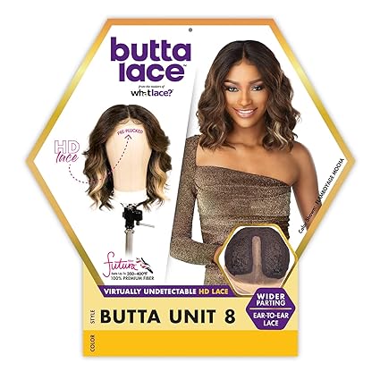 BUTTA HD LACE WIG UNIT 8 #MONEY PIECE WINE