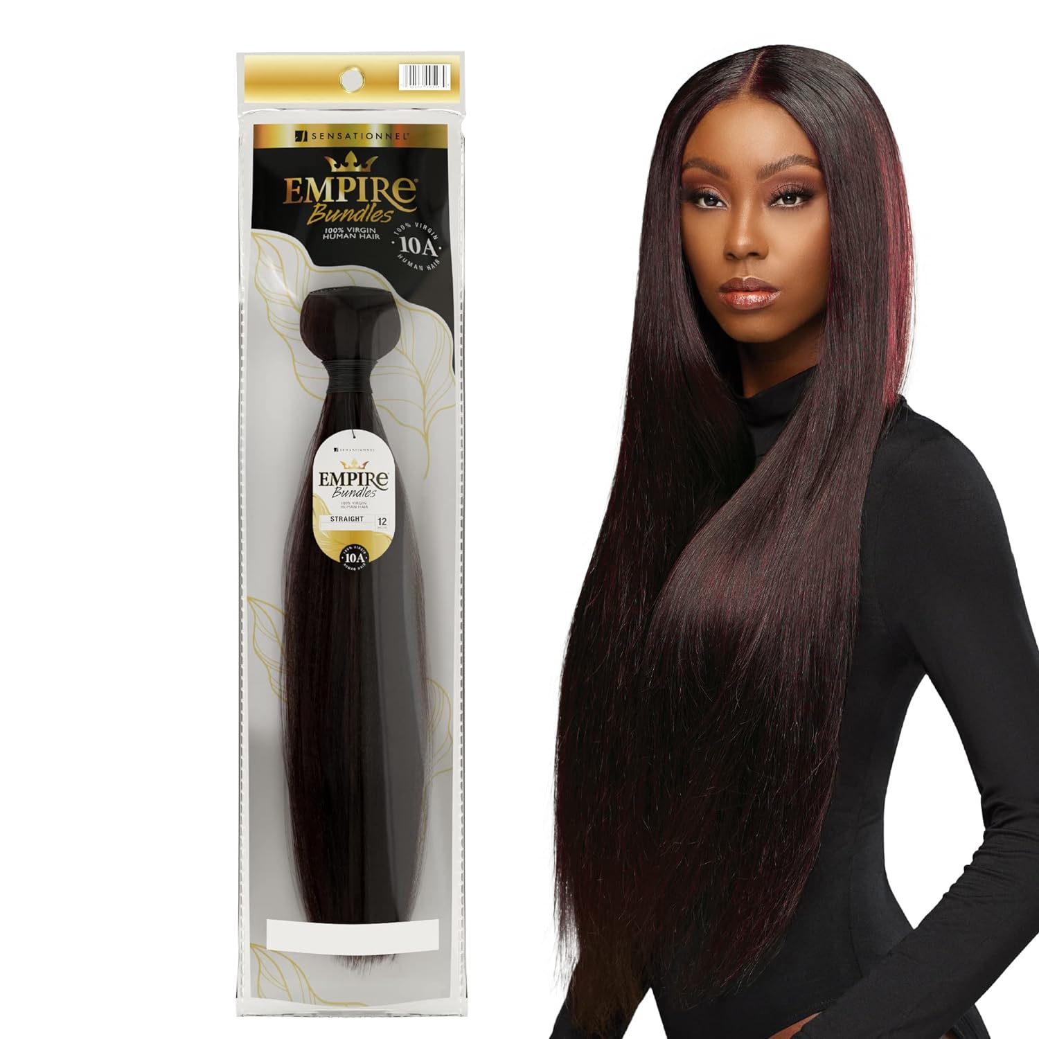 EMPIRE 10A BODY WAVE 10"/12"/14"+ 4X4 CLOSURE NATURAL BLACK