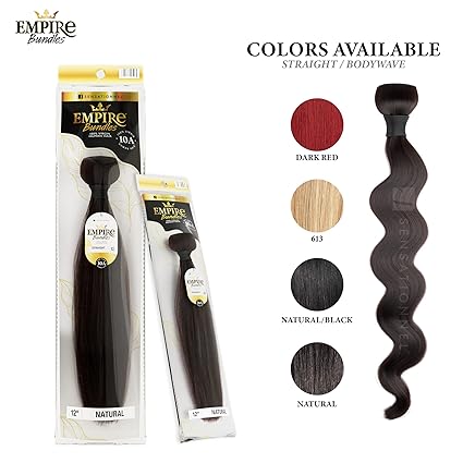EMPIRE BUNDLES 100% VIRGIN HH BODY BLACK 16"