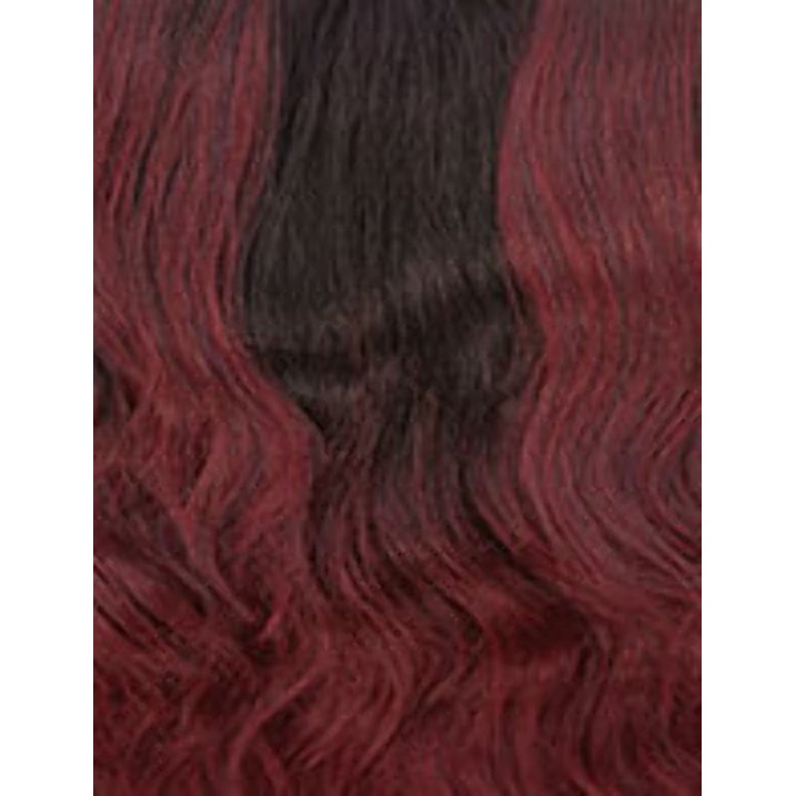 BUTTA HD LACE WIG HH BLEND CURLY BODY 26" MONEY PIECE WINE