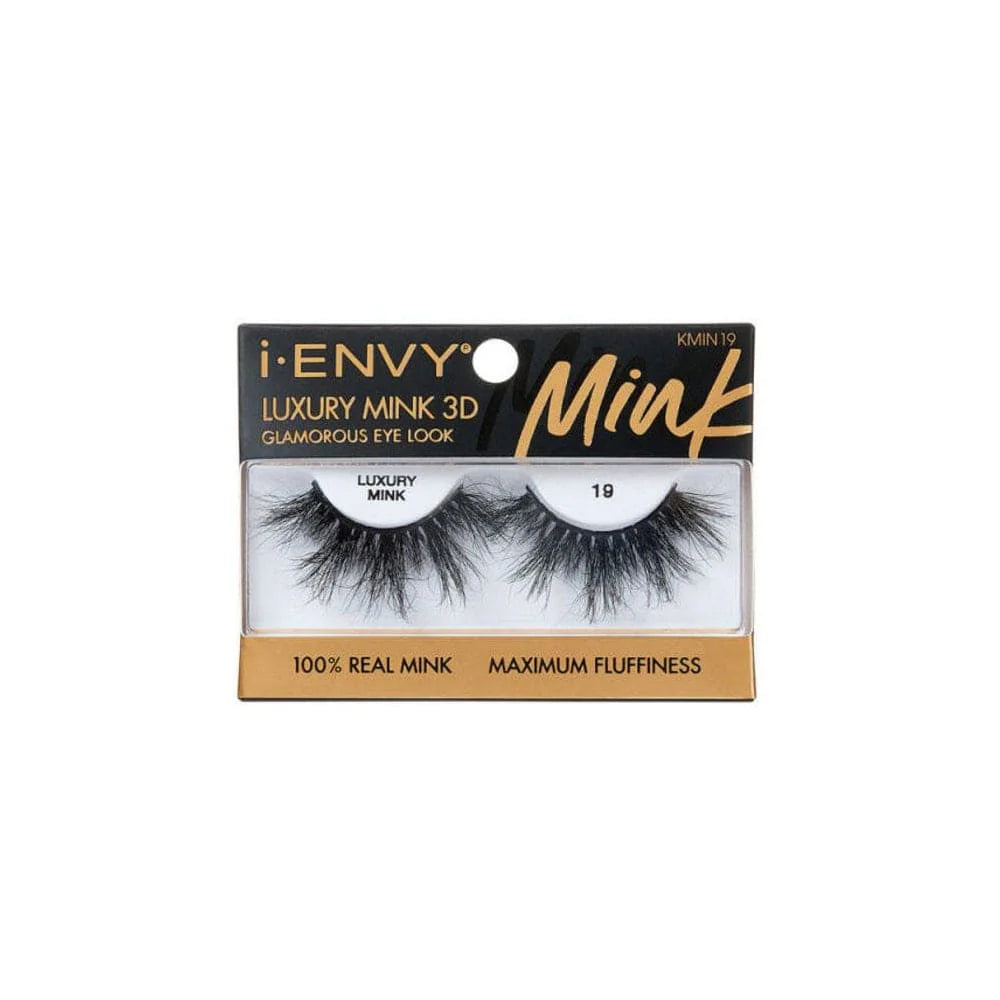 KISS I-ENVY LUXURY MINK 3D LASHES #19