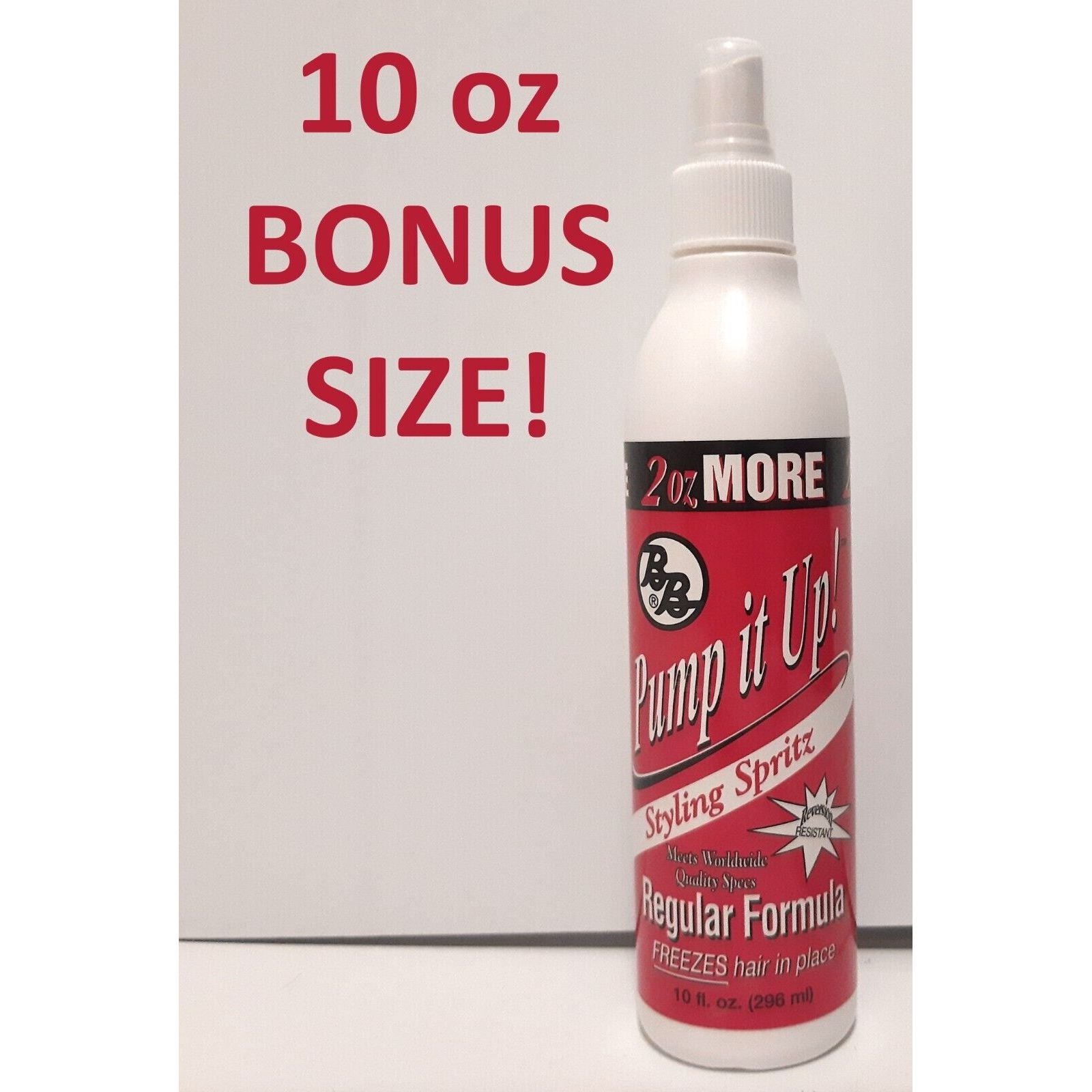 BRONNER BROTHERS PUMP IT UP SPRITZ REGULAR BONUS 10oz