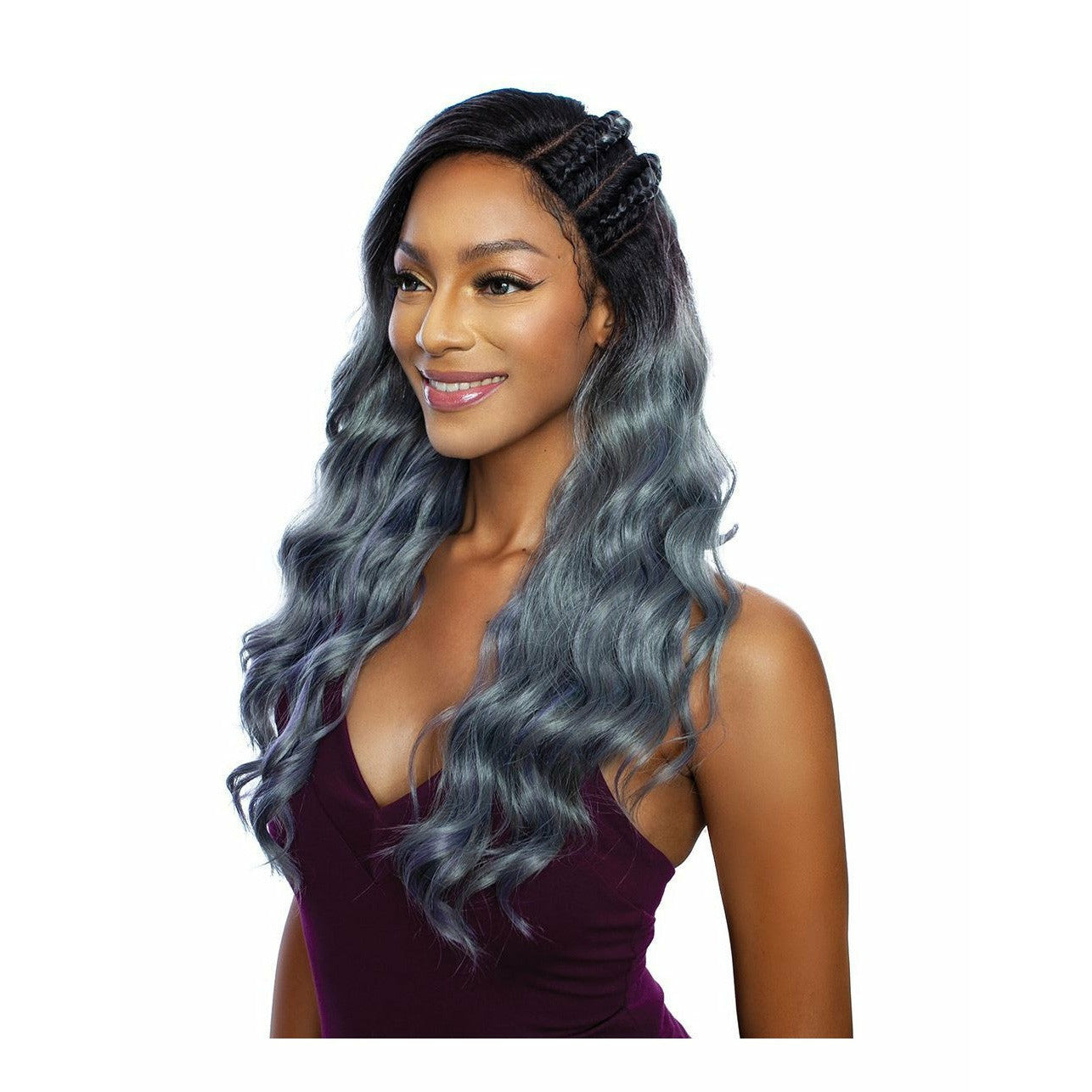 CORNROW BRAID LACE WIG RCCR202 DOUBLE SIDE