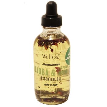 WELLOS JOJOBA & EGYP MUSK ESSENTIAL OIL 4oz