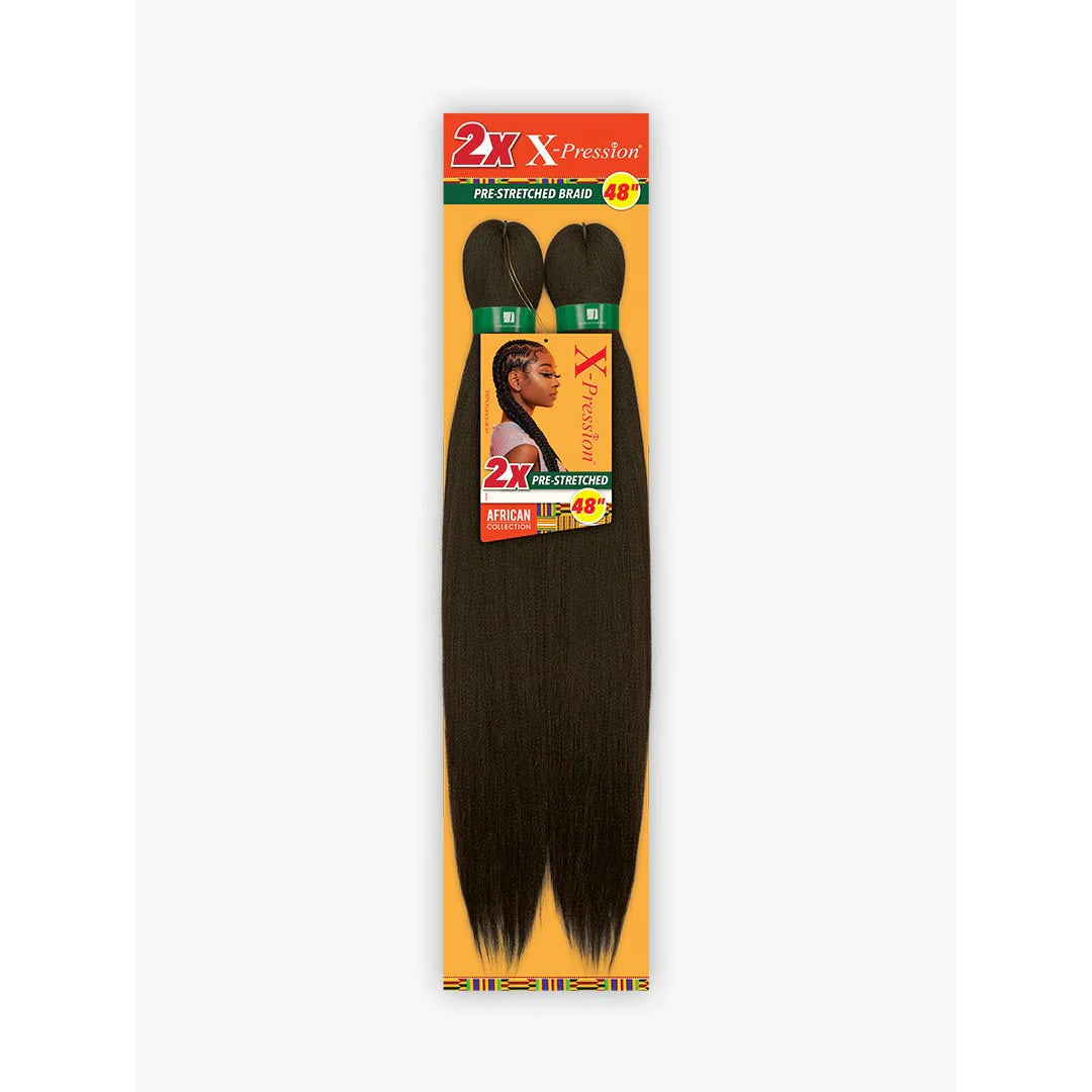 X-PRESSION 2X PRE-STRETCHED BRAID 48"-Sensationnel- Hive Beauty Supply