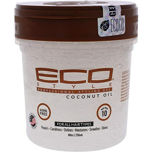 ECO STYLING GEL COCONUT OIL 16oz-Eco Style- Hive Beauty Supply