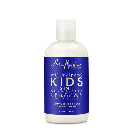SHEA MOISTURE KIDS 2N1 SHAMP& COND 8oz " Marsh&Blu"-Shea Moisture- Hive Beauty Supply