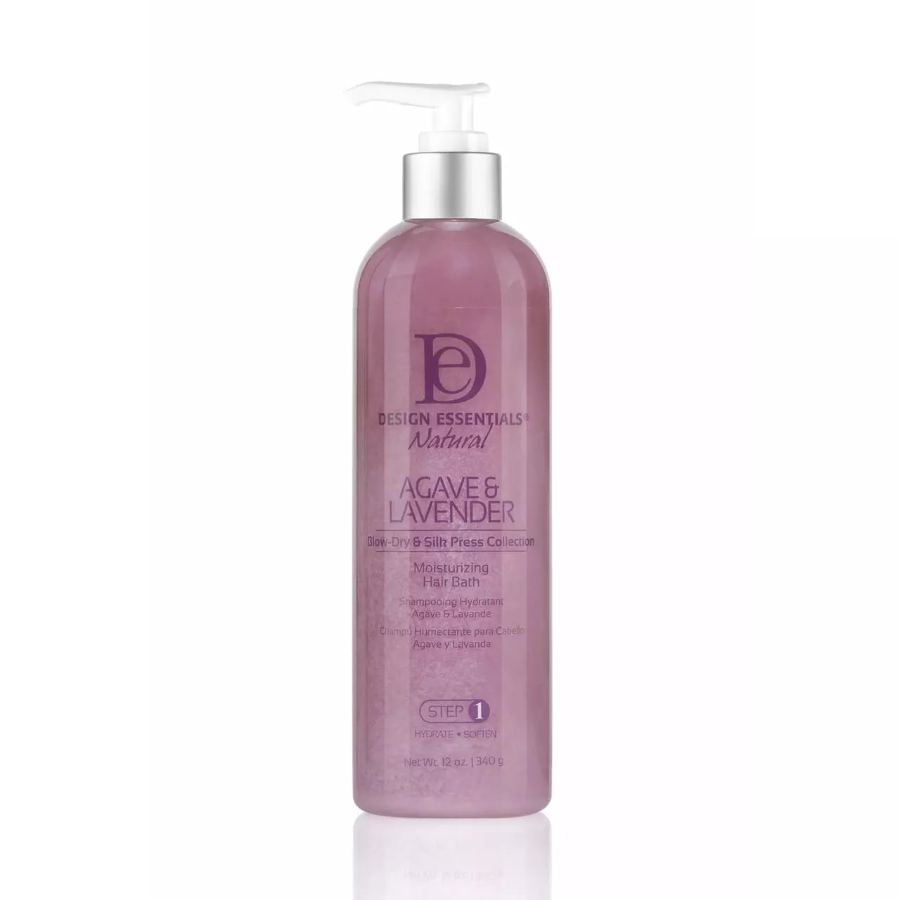 DESIGN ESSENTIALS AGAVE & LAVENDER SHAMPOO STEP 1 12oz