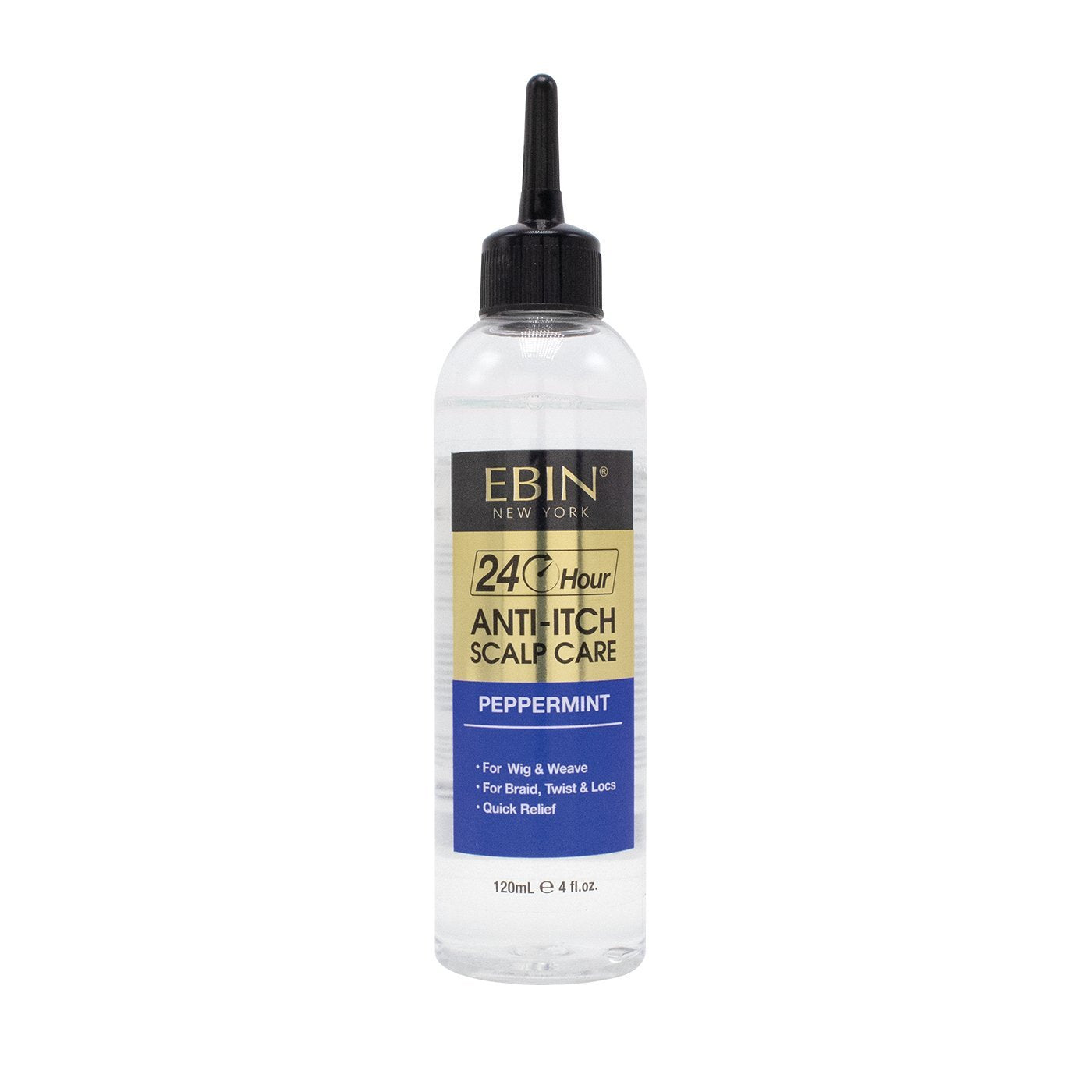 EBIN 24HR ANTI-ITCH SCALP OIL PEPPERMINT 120ml-Ebin New York- Hive Beauty Supply