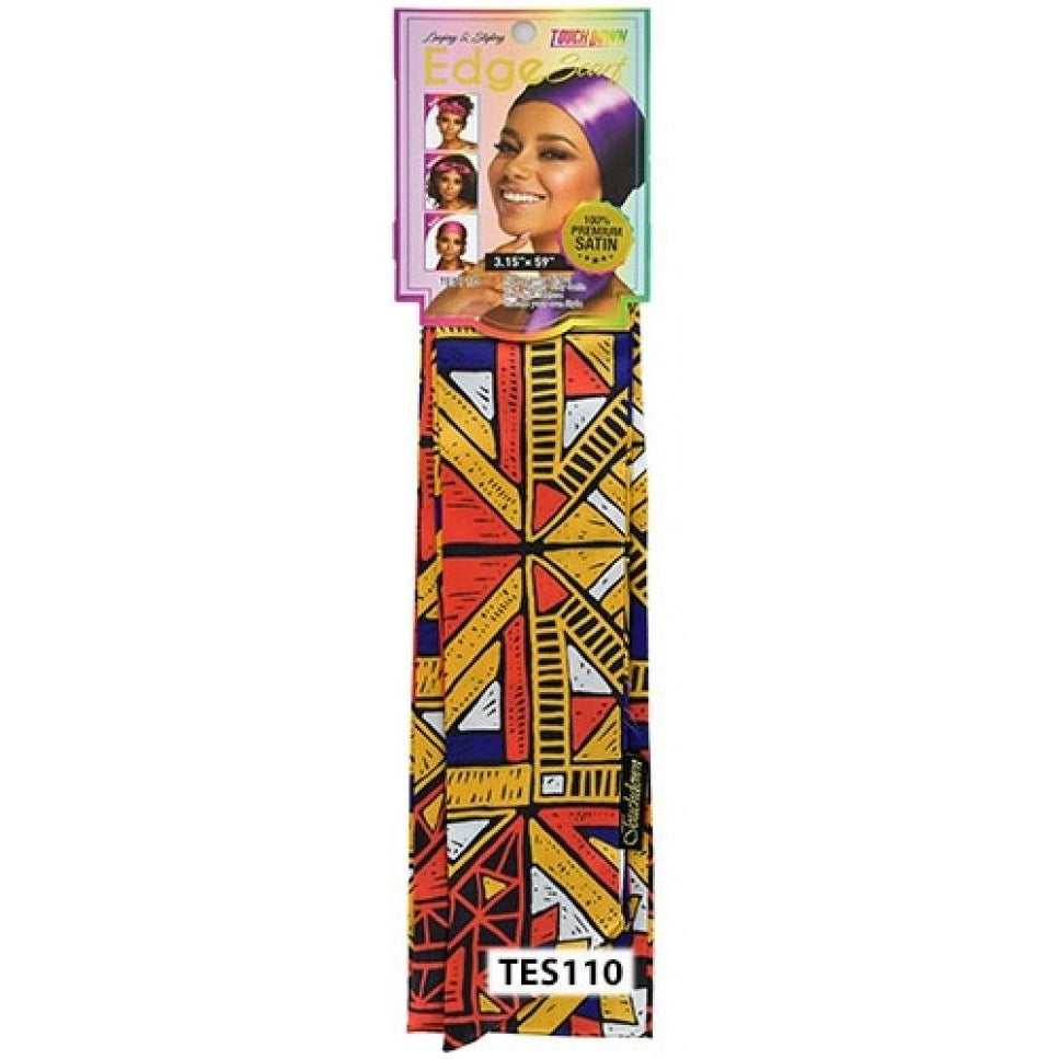 TOUCHDOWN EDGE SCARF 100% SATIN-Touchdown- Hive Beauty Supply