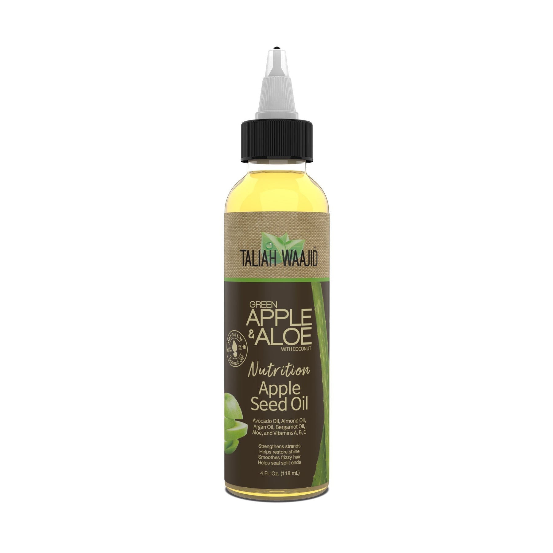 TALIAH WAAJID GREEN APPLE & ALOE NUT APPLE SEED OIL 4oz-Taliah Waajid- Hive Beauty Supply