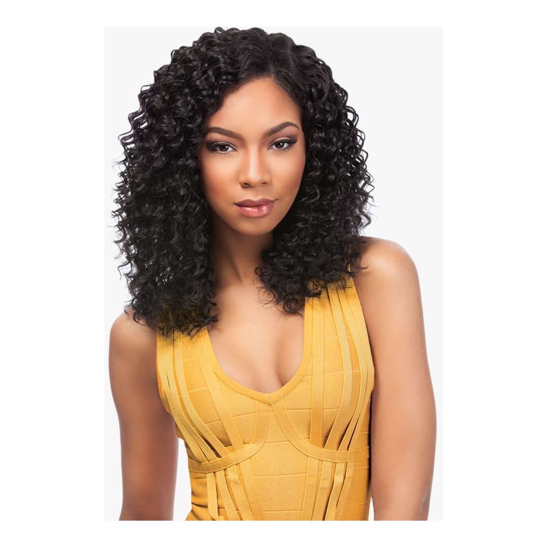 SENSATIONNEL EMPIRE DEEP WAVE 100% HUMAN HAIR 14" #1B
